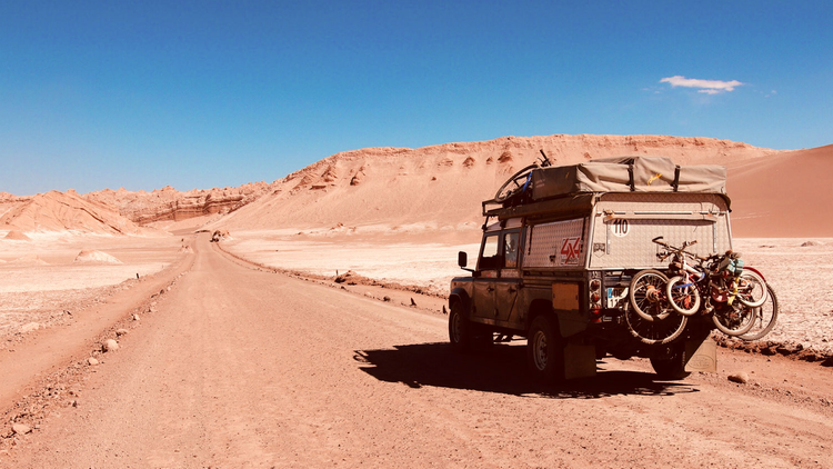 En 4x4 au travers du désert d'Atacama au Chili avec toute la famille