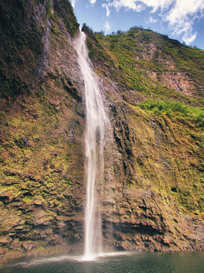 Der Hanakapi'ai Wasserfall auf Kalalau