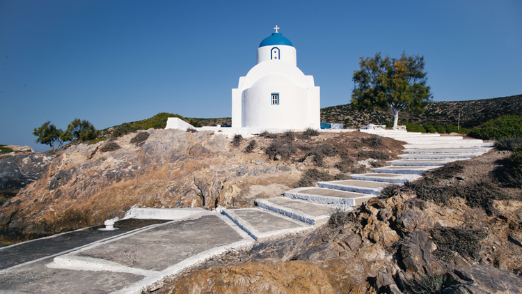 Chapelle orthodoxe à Amorgos