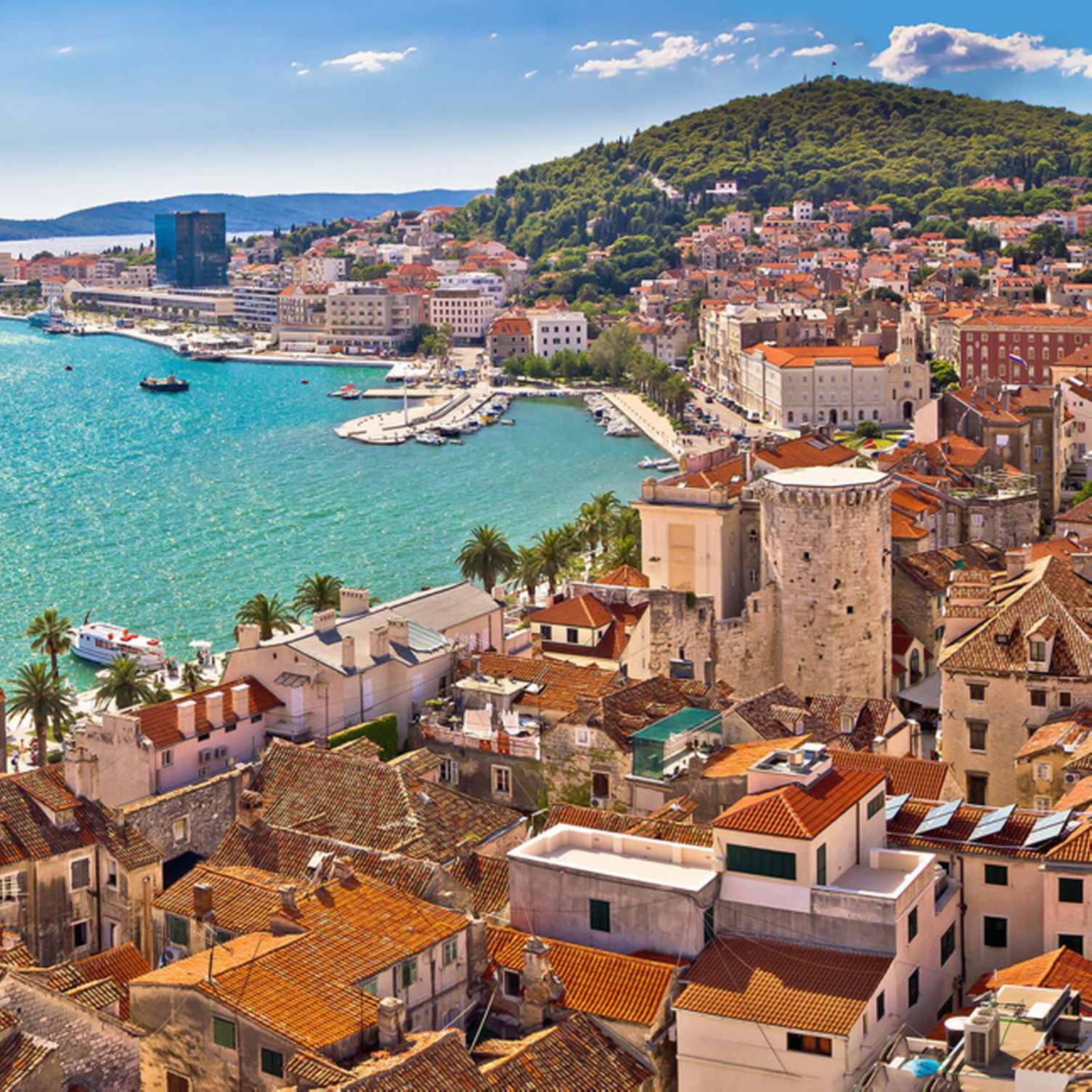 Vistas de Split, Croacia