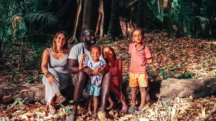 La famille des Parisianavores lors de leur voyage au Sénégal