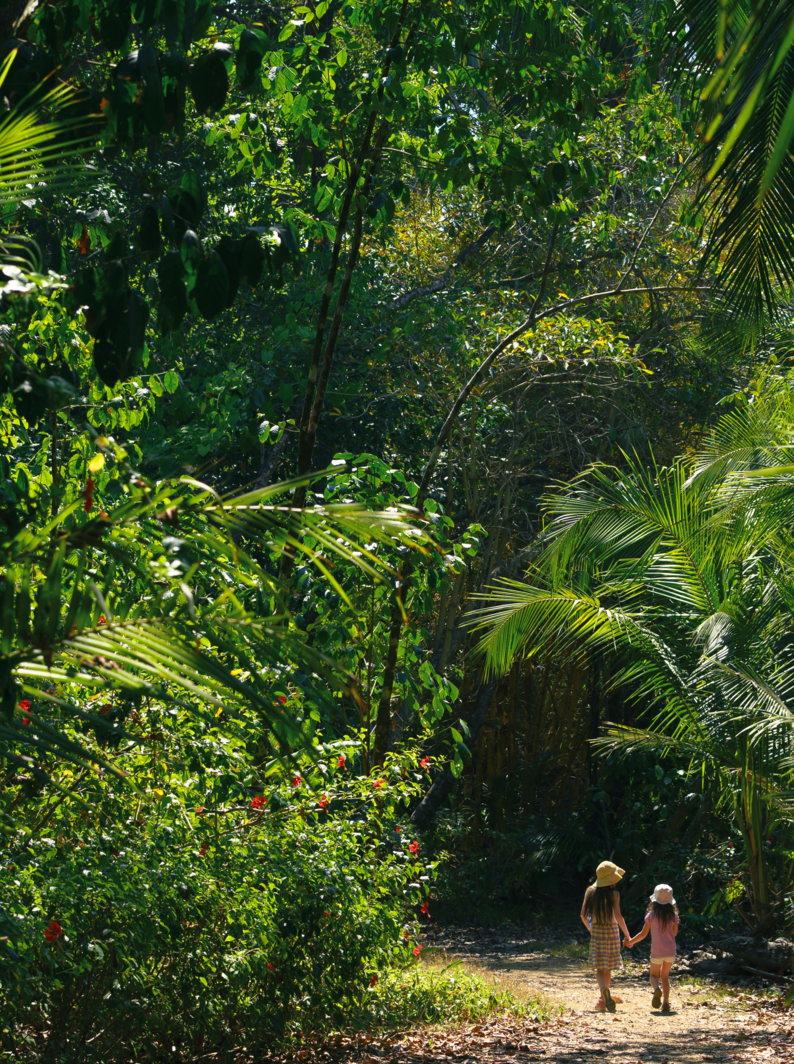 Children in the tropical climate of Costa Rica