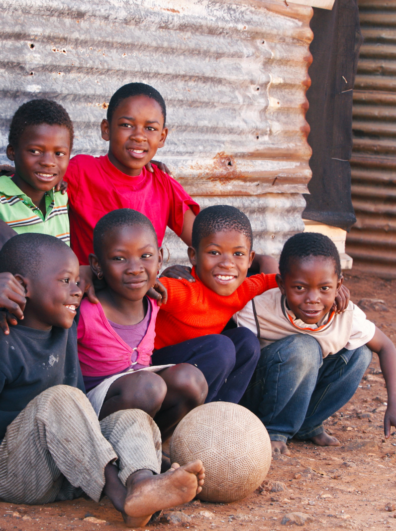 03 Groupe d'enfants en Afrique du Sud