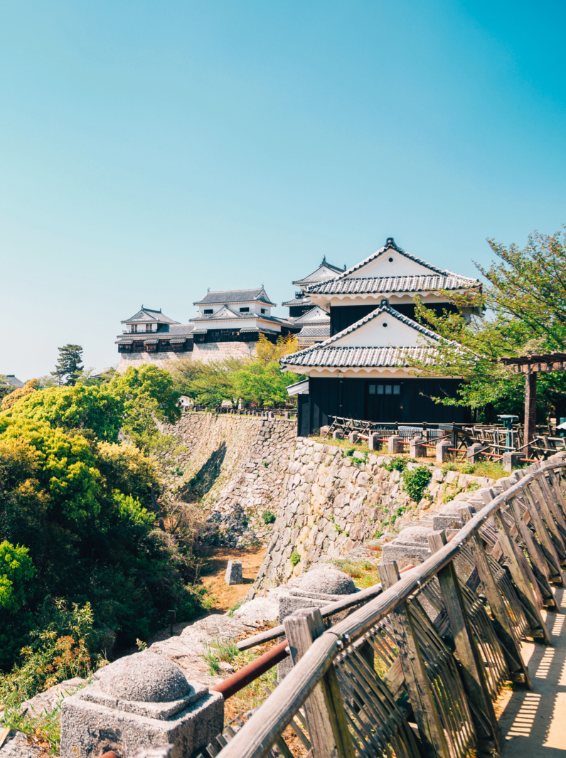 Matsuyama Castle in Matsuyama, Shikoku, Japan