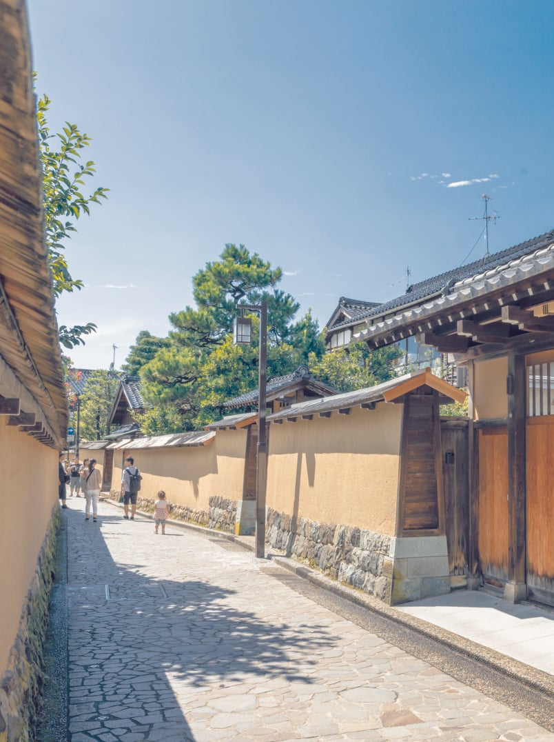 Townscape of the samurai residence in Kanazawa city