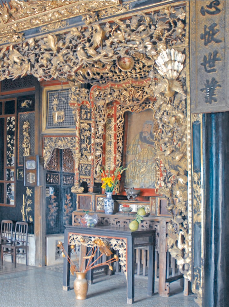 L'entrée de la maison ancienne de M. Huynh Thuy Le (l'amant chinois du roman de Marguerite Duras)
