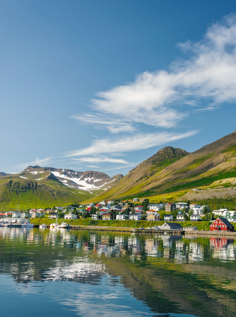 Siglufjordur, which in the 20th century was the herring capital of the world, is the northern most town in Iceland