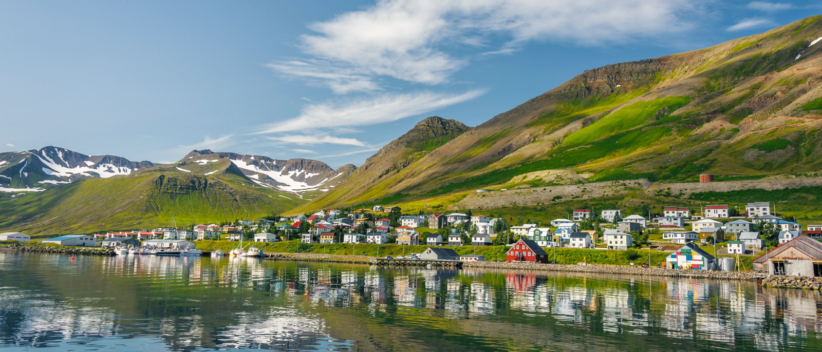 Siglufjordur, which in the 20th century was the herring capital of the world, is the northern most town in Iceland