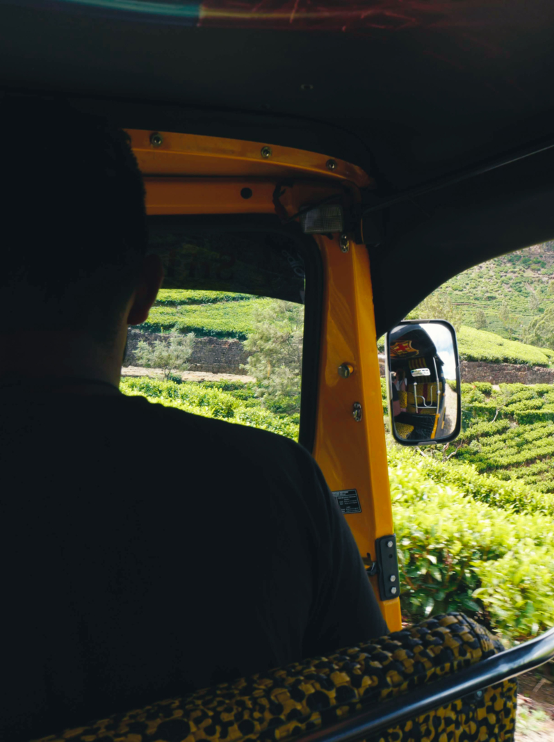 Visite des plantations de thé au Sri Lanka en tuktuk