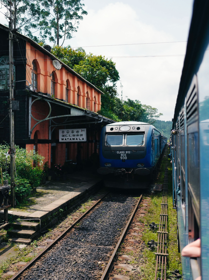 Train station in Sri Lanka