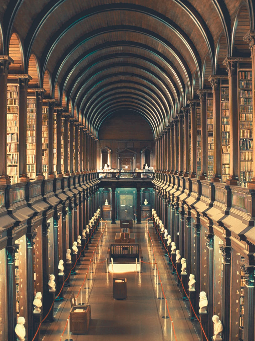Trinity College library, Dublin, Ireland