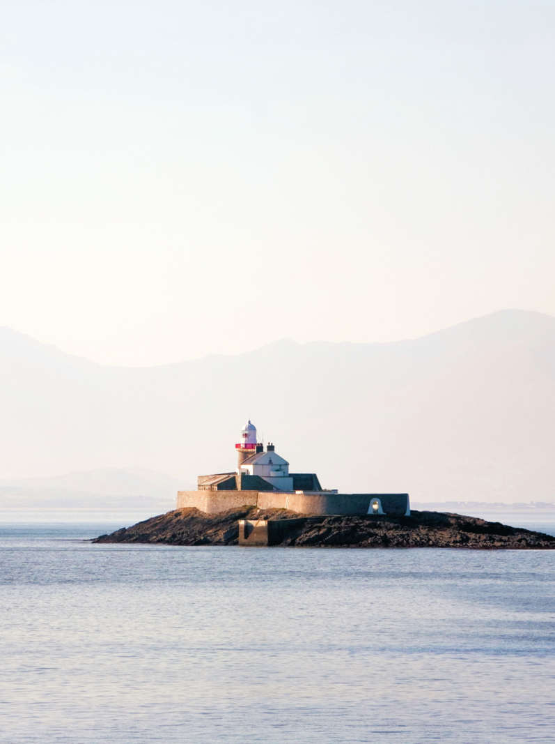 Lighthouse in Fenit, county Kerry, Ireland