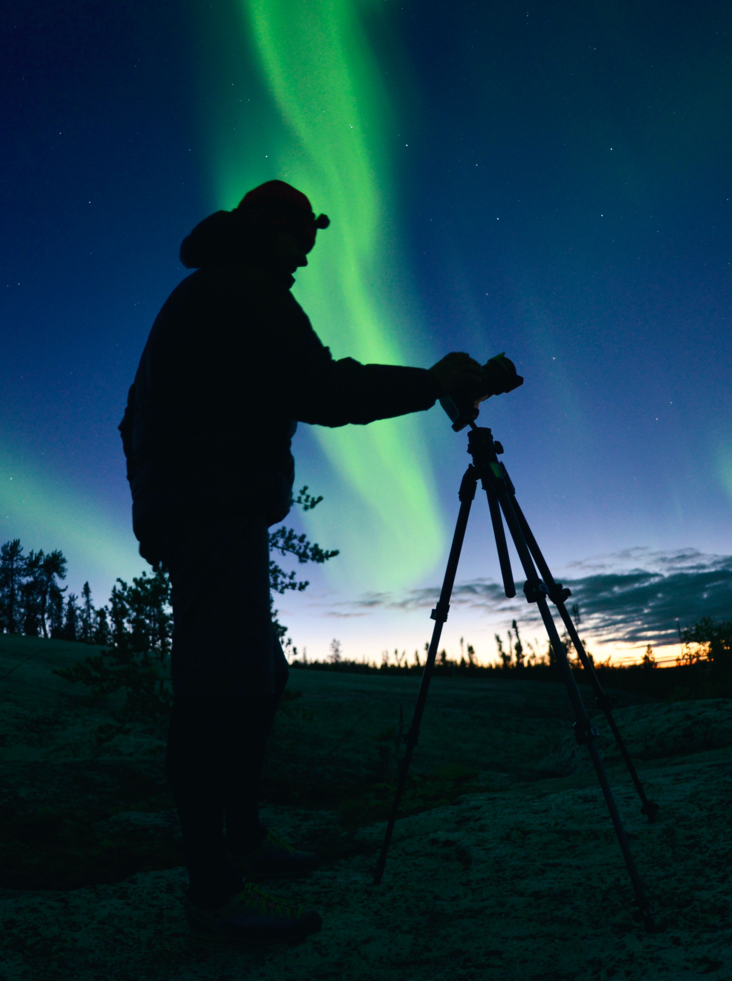 A photographer captures the most stunning display of Northern Lights in Canada.