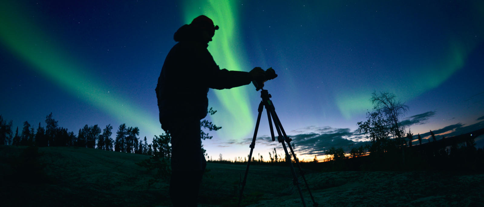 A photographer captures the most stunning display of Northern Lights in Canada.