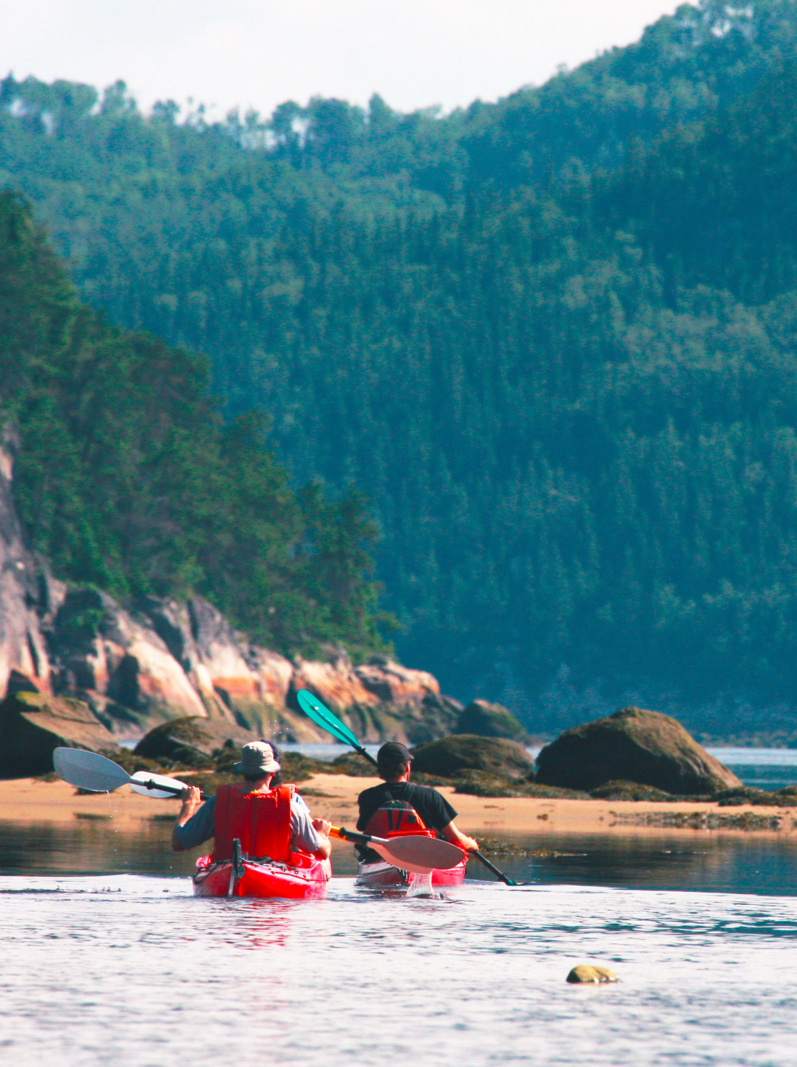 Kayak sur le fjord du Saguenay, Petit-Saguenay