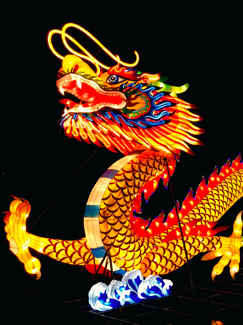 Dragon lantern at Chinese Lantern Festival