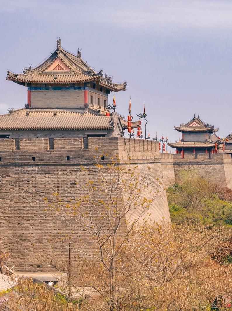 The fortification from the 14th century is one of the best preserved fortesses in China