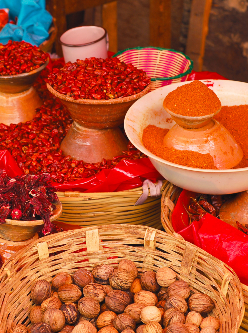 Spices for sale in Chiapas, mexico