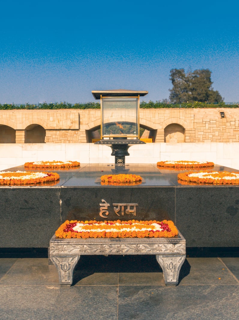Raj Ghat - Mahatma Gandhi Crematorium Site, Delhi, India
