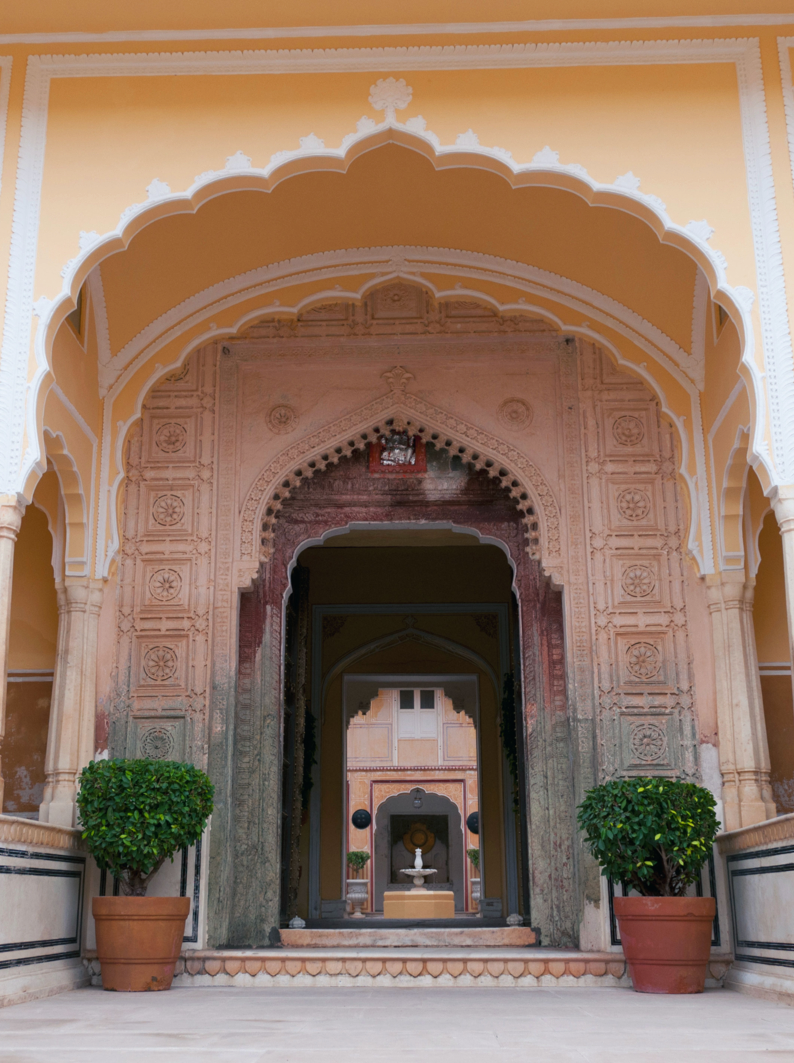 Entrance to Samode Palace, Jaipur
