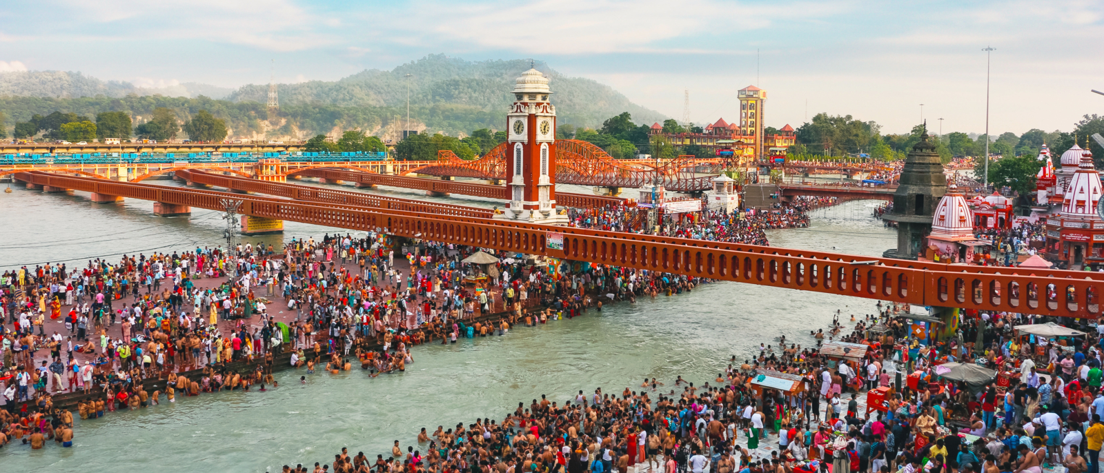 Har Ki Pauri is a famous ghat on the banks of the Ganges in Haridwar, India