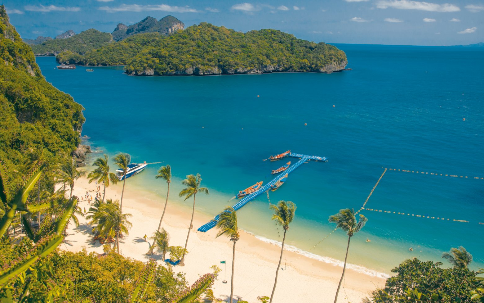 Qu'est ce que sont les lumières vertes dans le golfe de Thaïlande