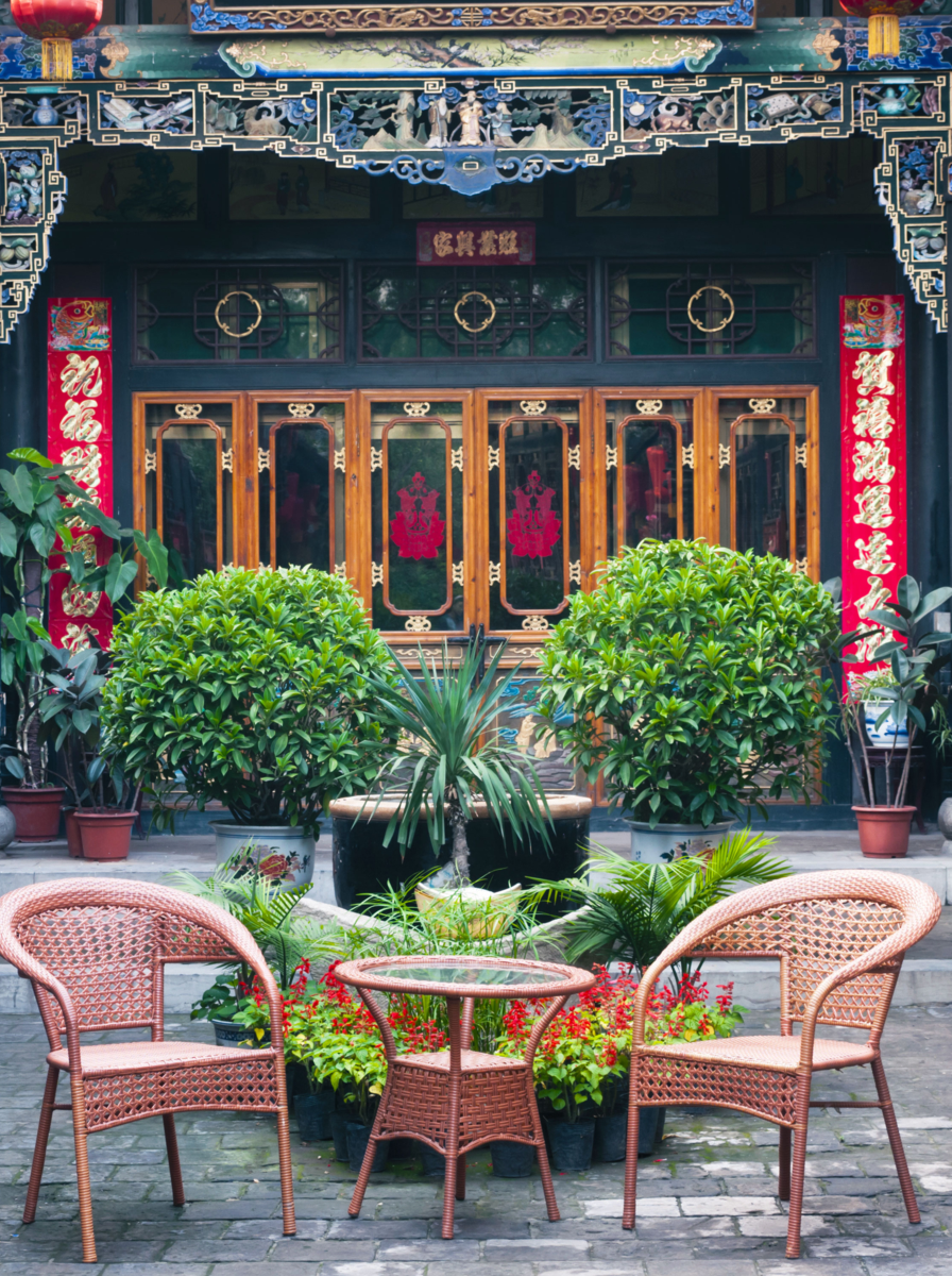 Traditional Chinese Building of old compound