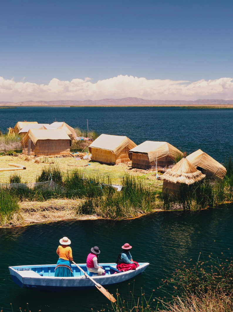 Pérou, lac Titicaca, îles d'Uros