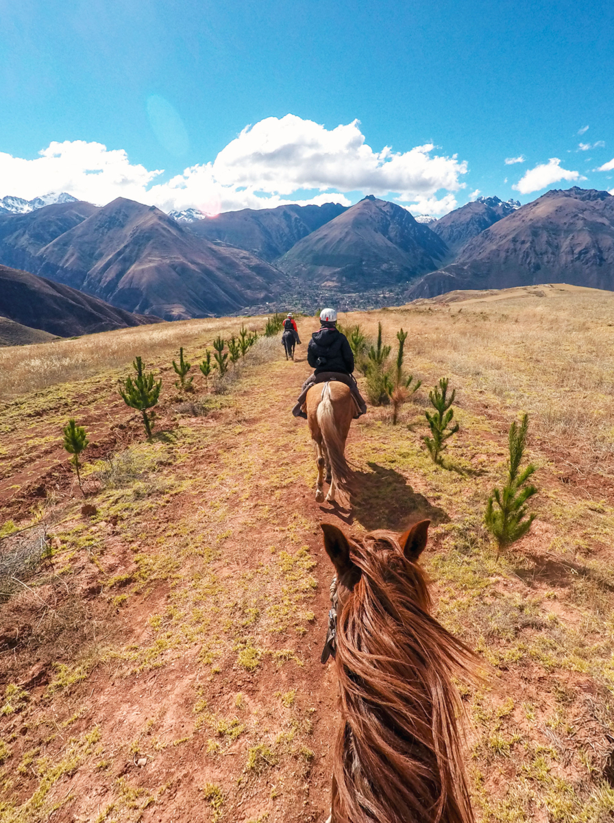 Horse Riding in Inca trail, Peru